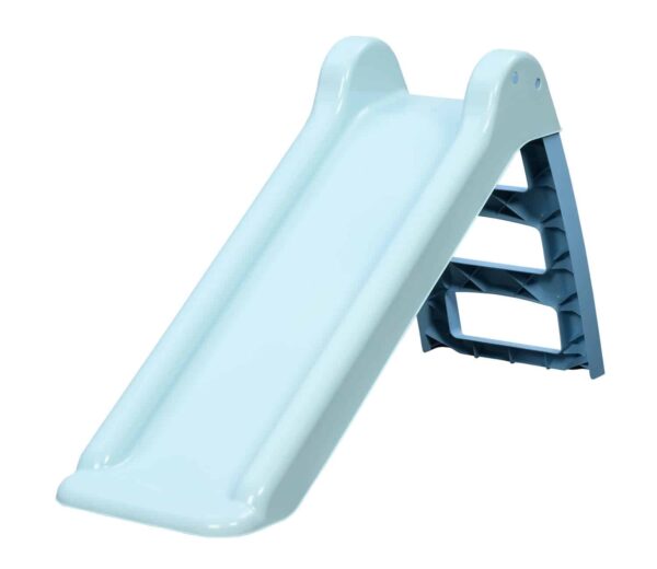 Vrijstaande glijbaan 1 meter blauw met trap